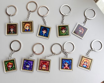 Stardew Villagers-sleutelhanger, cadeau voor Stardew Valley-fans