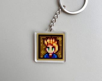 Llavero de Sam de Stardew Valley, llavero de aldeanos de Stardew, regalo para fans de Stardew Valley