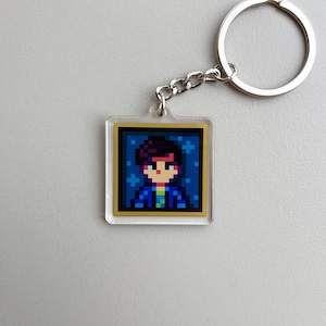 Stardew Valley Shane Keychain, Stardew Villagers Keychain, Gift for Stardew Valley Fans