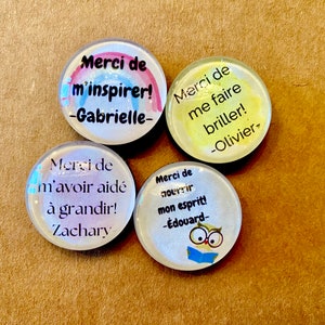 Personalized magnet, Gift for educator, teacher, anything is possible!