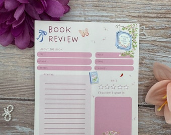 Book Review  Flowers Notepad