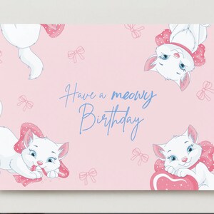 Birthday Card Cat