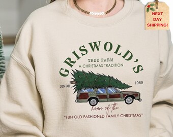 Griswold Christmas Tree Farm Sweatshirt: Family Holiday Sweater