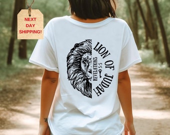Lion of Judah T-Shirt: Christian Bible Verse Tee
