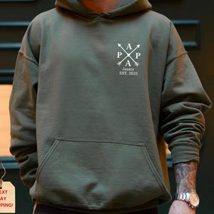 Personalized Dad Sweatshirt: Children's Names & Birth Years