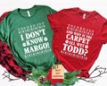 Christmas Vacation Todd And Margo Shirt, Why's The Carpet Wet Todd, I Don't Know Margo, Christmas Vacation Shirt, Couple Christmas Shirts