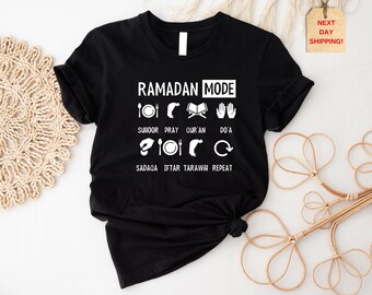 Ramadan Mode Shirt: Family Muslim Eid Mubarak Tee