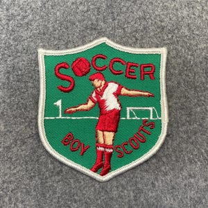 Vintage Boy Scouts Soccer Badge