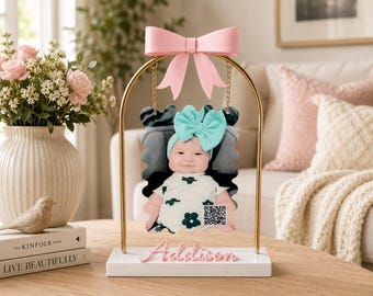Custom photo keepsake for new mom gift idea mothers birthday gift from daughter to grandma picture frame