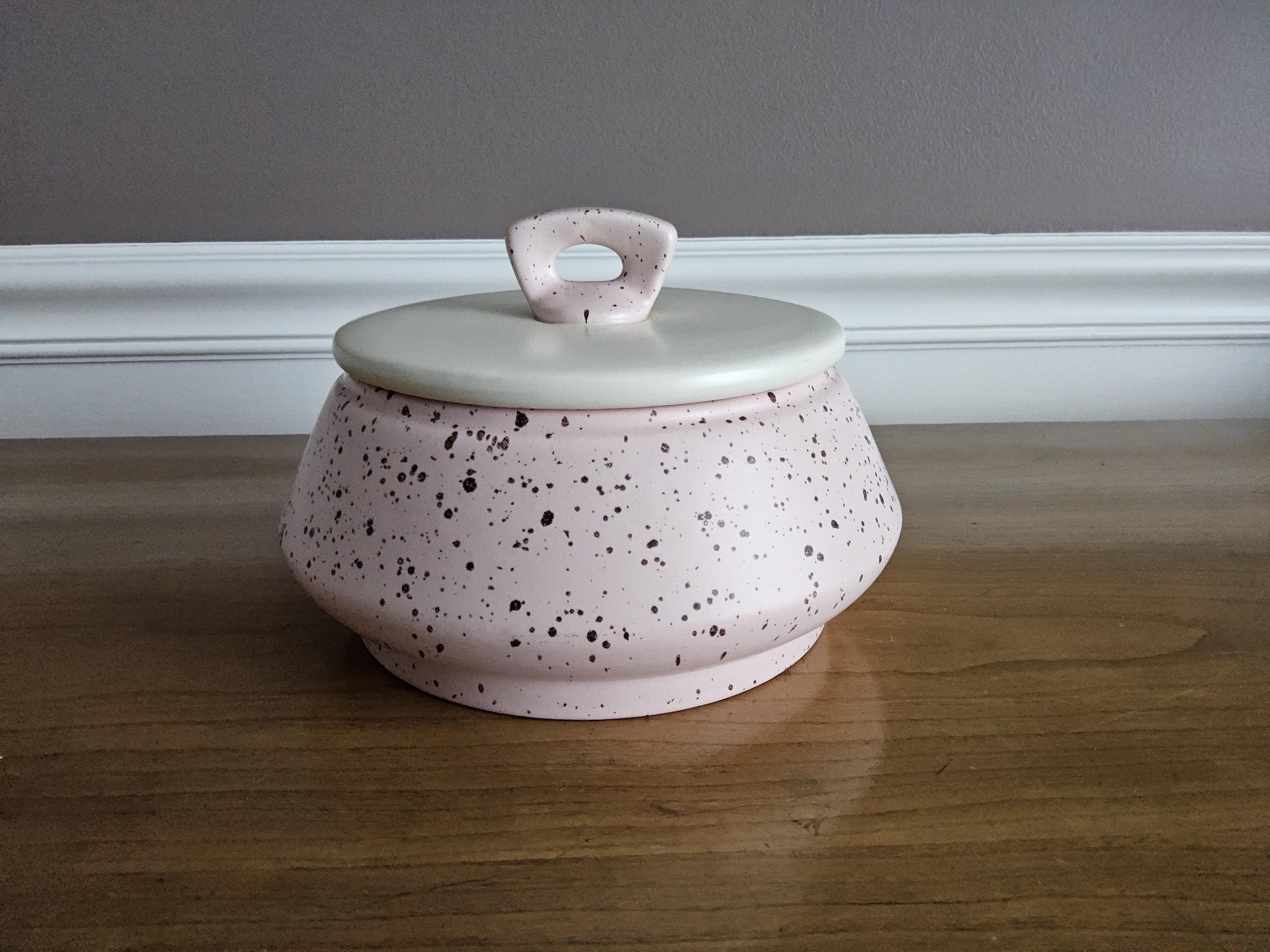 Bauer Pink Speckled Pottery - Etsy