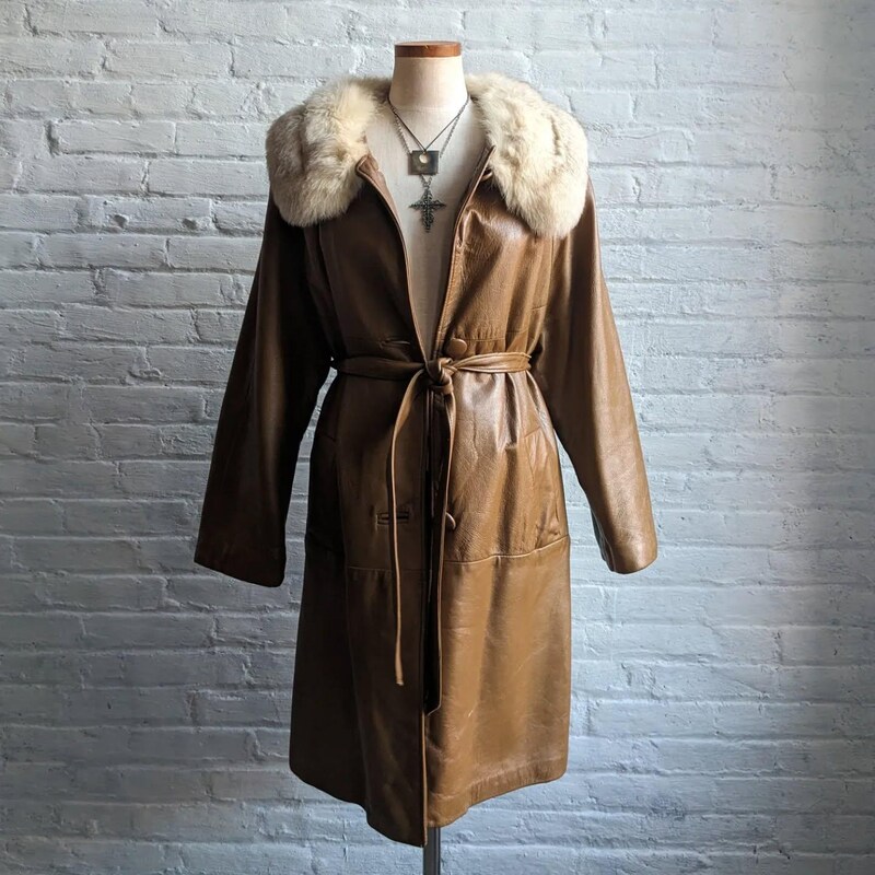 Leather Penny Lane Coat