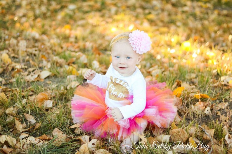 1st Birthday Tutu Little Pumpkin 1st Birthday Outift Girl Cake Smash Outfit Girl First Birthday Tutu Skirt First Birthday Outfit Girl