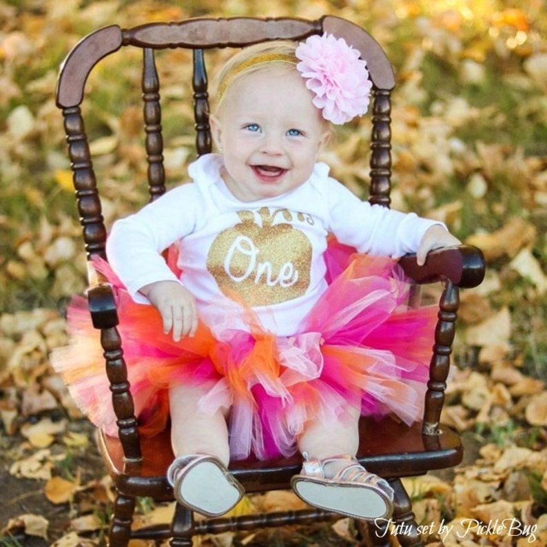 1st Birthday Tutu Little Pumpkin 1st Birthday Outift Girl Cake Smash Outfit Girl First Birthday Tutu Skirt First Birthday Outfit Girl