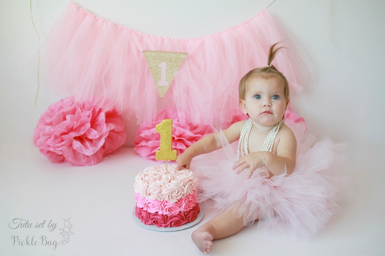 Girls 1st Birthday Dress Outfit Tutu Skirt Navy Floral First Cake Smash 9-12 mth