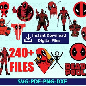Deadpool SVG, Deadpool Png, Deadpool Cricut, Deadpool druckbare Datei, Deadpool Clipart, Deadpool Clipart
