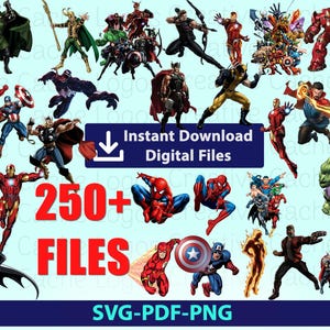 Superheros Sublimation Svg, Superheroes Svg, Superheroes Png, Super Heroes Set, Super Heros Clipart Set, High quality Sublimation, Printable