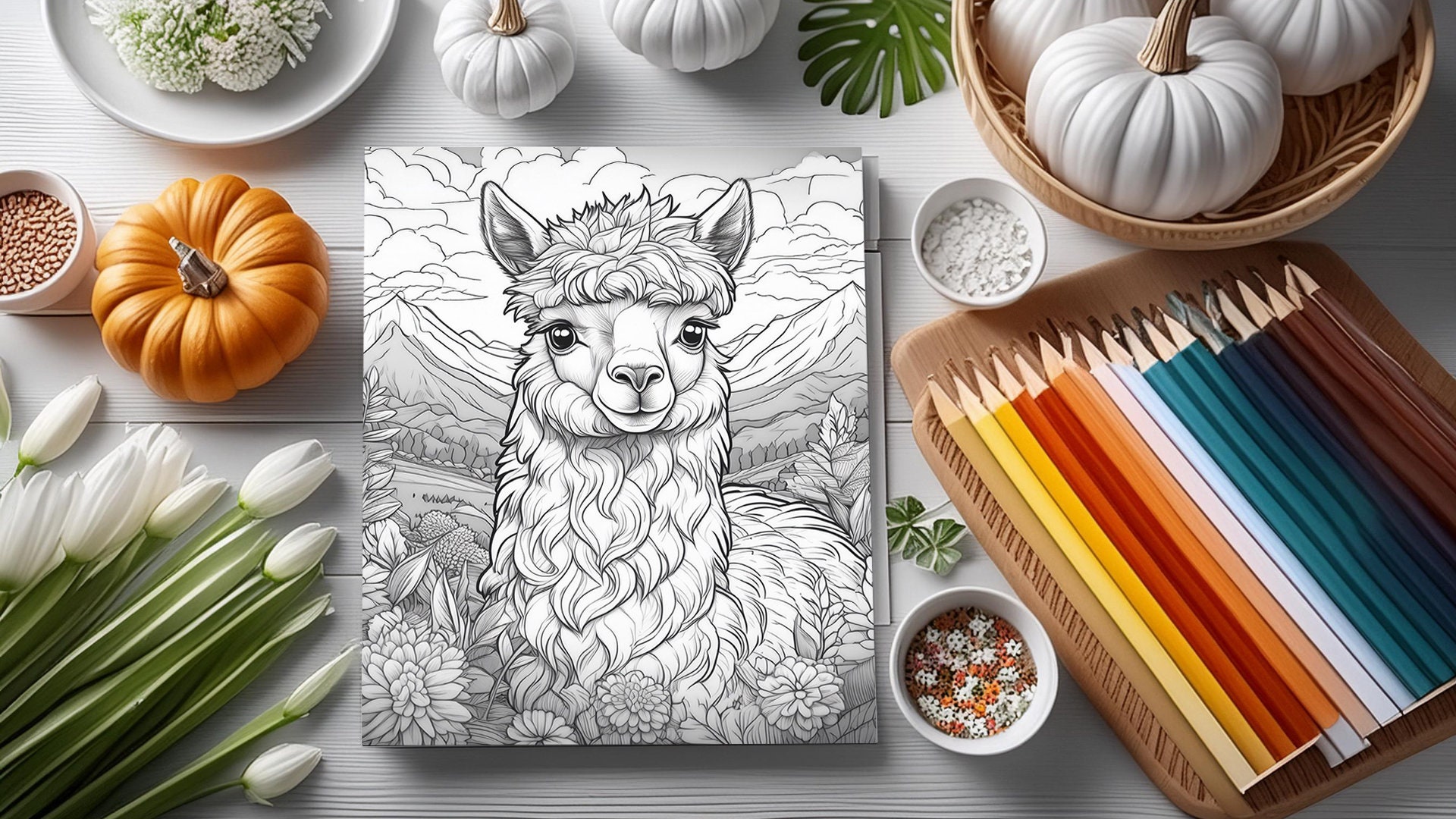 Printable Animal Coloring Pages - Etsy