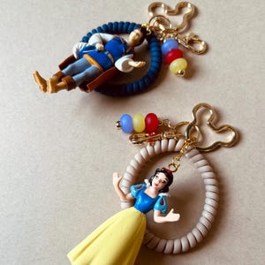Disney Prince Charming & Snow White Bag Charms