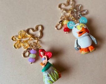 Disney Ariel & Scuttle Vinylmation Bag Charms