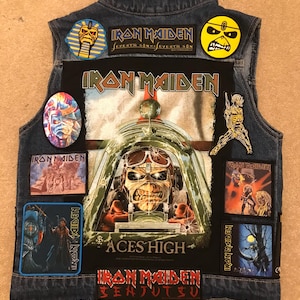 VIPwees High On Maiden Men's Musician Caricature Organic Cotton T-Shirt - View #4