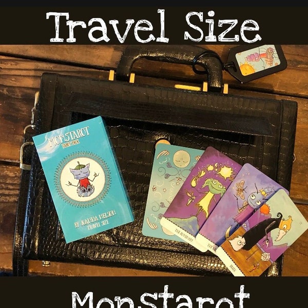 TRAVEL SIZE Monstarot tarot deck by Joanna Nelson Studio