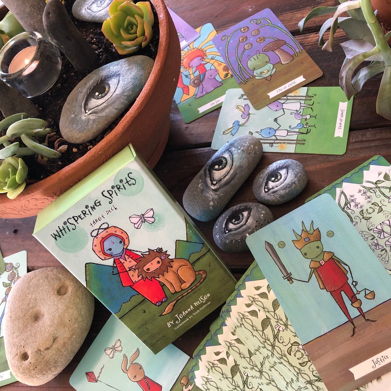 Whispering Spirits Tarot deck - Joanna Nelson Studio - inner child whimsical friendly image 7