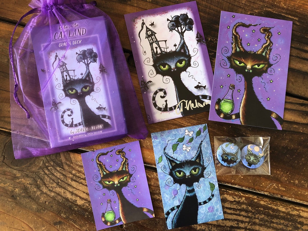 SWAG PACK Return to Cat Land Oracle Deck Joanna Nelson Studio Etsy