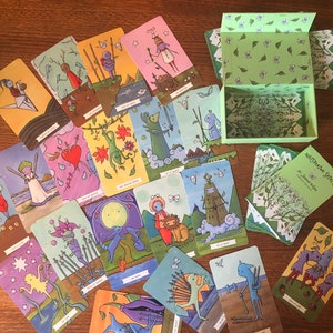 Whispering Spirits Tarot deck - Joanna Nelson Studio - inner child whimsical friendly image 8