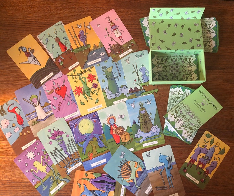 Whispering Spirits Tarot deck - Joanna Nelson Studio - inner child whimsical friendly image 8