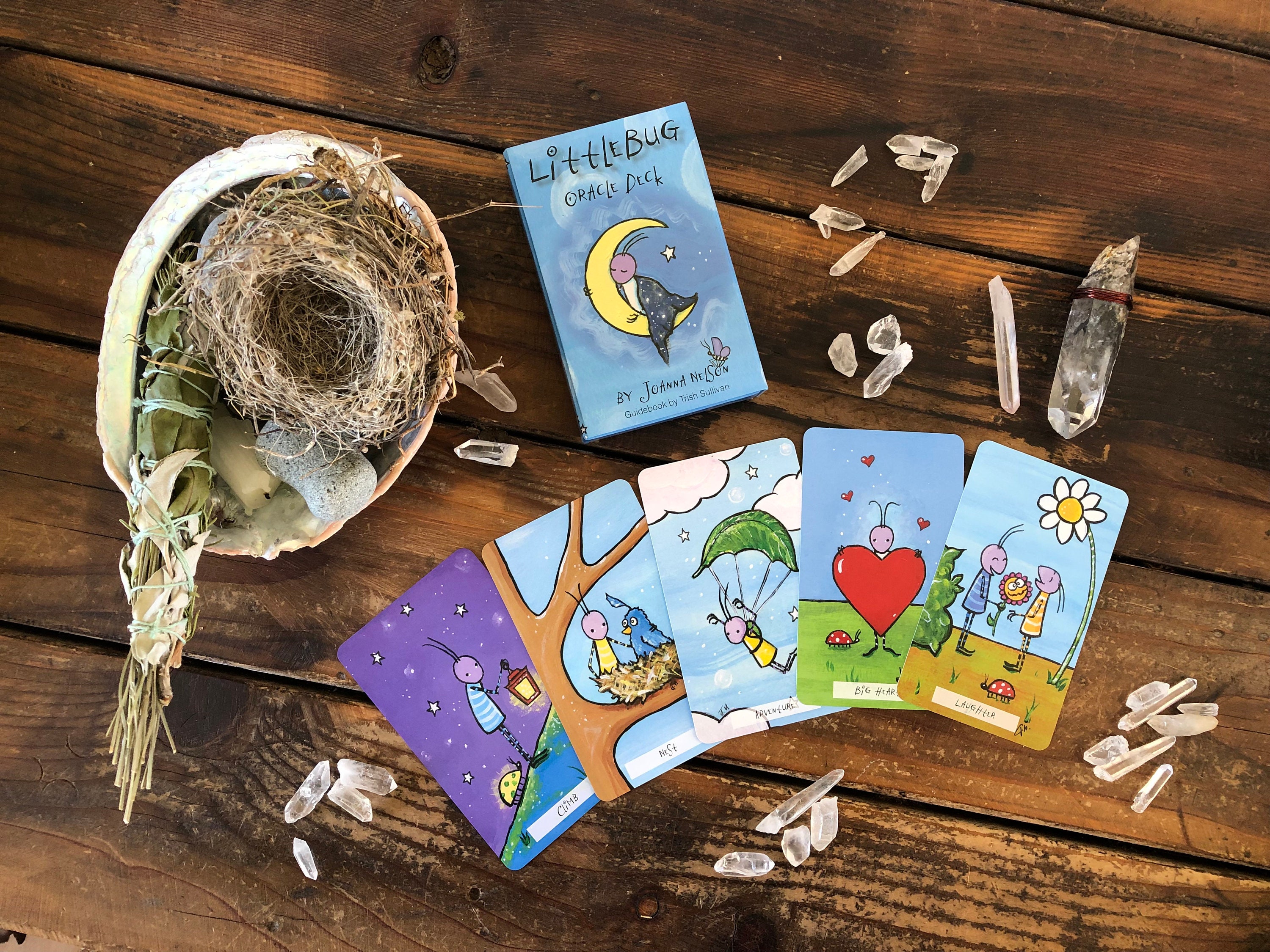 Little Bug Oracle Littlebug Oracle Deck by Joanna Nelson - Etsy