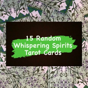 15 Tarot Karten Grab Bag zum Basteln Journaling Reading Gifting Cartomancy