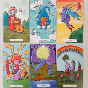 Whispering Spirits Tarot deck Joanna Nelson Studio inner child whimsical friendly image 10