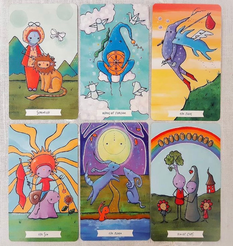 Whispering Spirits Tarot deck - Joanna Nelson Studio - inner child whimsical friendly image 11