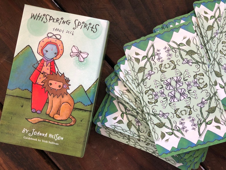 Whispering Spirits Tarot deck - Joanna Nelson Studio - inner child whimsical friendly image 3