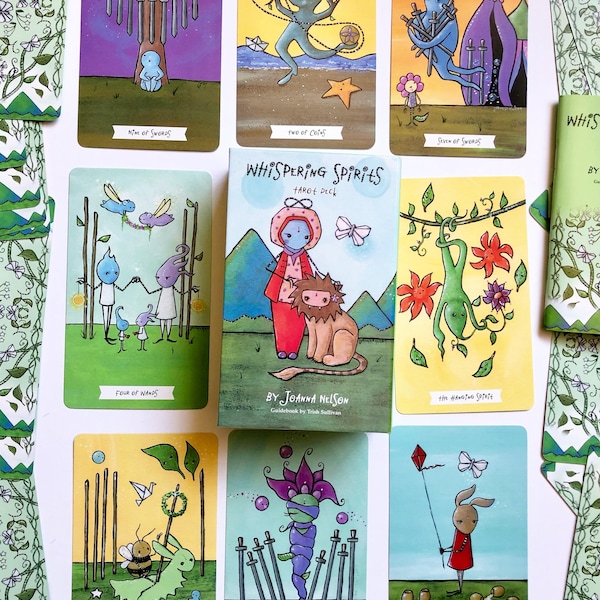 Whispering Spirits Tarot deck - Joanna Nelson Studio - inner child whimsical friendly