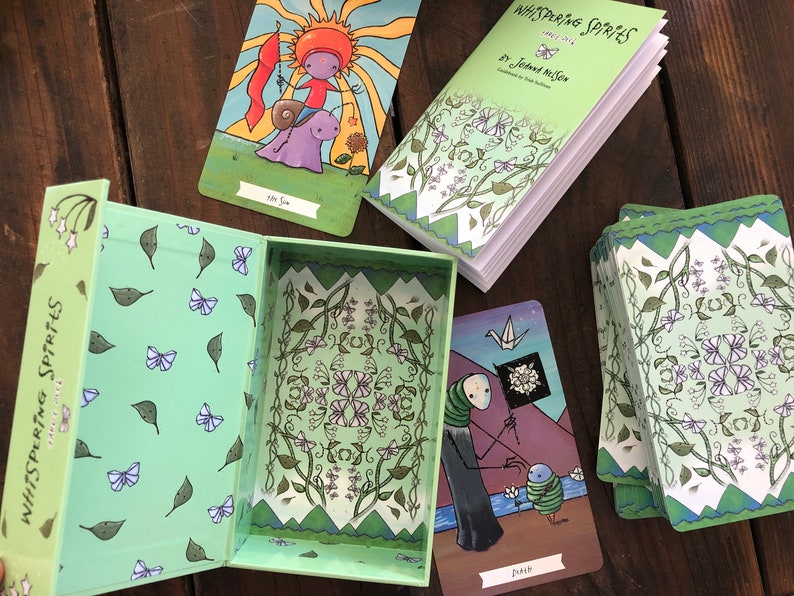 Whispering Spirits Tarot deck - Joanna Nelson Studio - inner child whimsical friendly image 5
