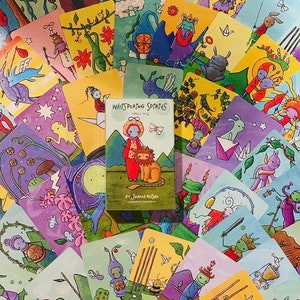 Whispering Spirits Tarot deck - Joanna Nelson Studio - inner child whimsical friendly image 4
