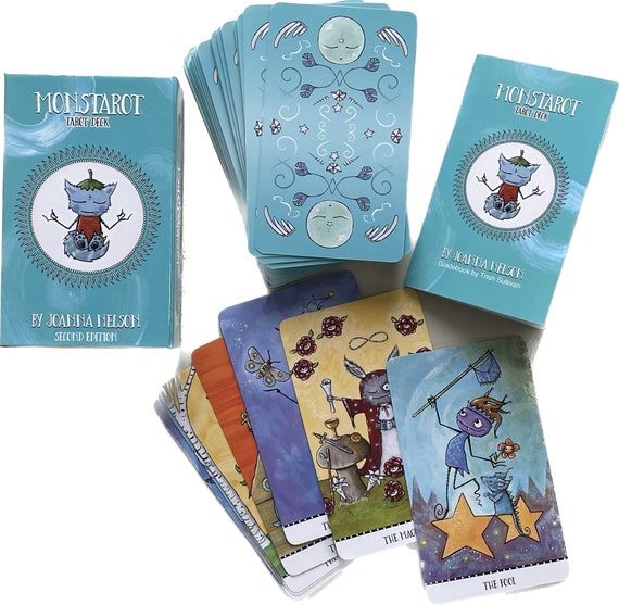 Monstarot Full Size Back in Stock Tarot Deck Joanna Nelson - Etsy