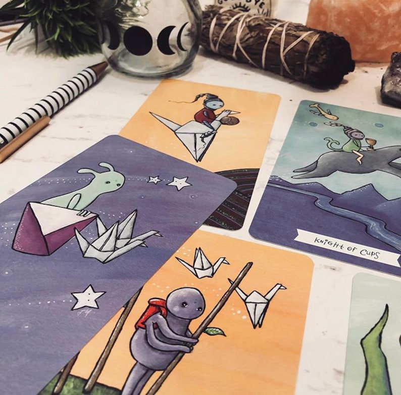 Whispering Spirits Tarot deck - Joanna Nelson Studio - inner child whimsical friendly image 6
