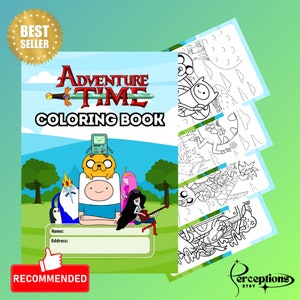 Adventure Time Coloring Book 28 Pages PDF Print