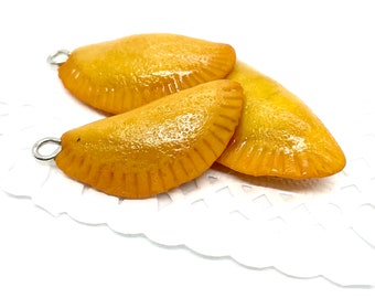 Empanada To Go: Hand Sculpted Empanada Stitch Markers for Knitters & Crocheters