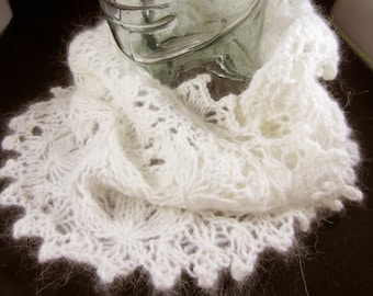 KNITTING PATTERN: Frost StarFlower Cowl Pattern Digital File
