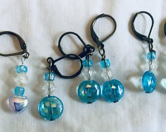 Blue Knit and Crochet Stitch Markers