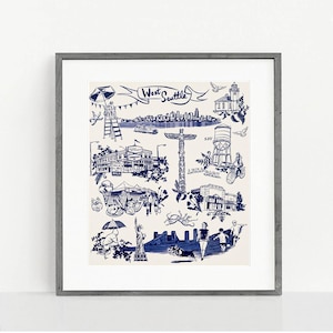 West Seattle Neighborhood Print