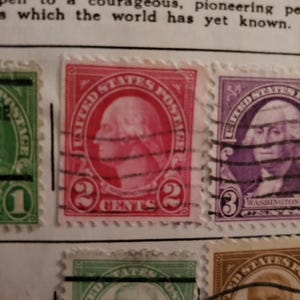 7.1 c Benjamin Franklin Selo vermelho com impressão offset