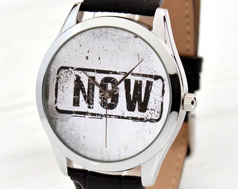 JETZT Uhr | Jubiläumsgeschenk | Einzigartiges Geschenk | Geschenk für Ihn | Geschenk für Chef | Herrenuhr | Freund Geschenk | KOSTENFREIER VERSAND