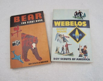 Vintage Boy Scouts Book 'WEBELOS' Scout Book 1970 Scouts Of America Illustrated Scouts Book w/ Lot of Information & Contents 300 Pages Book