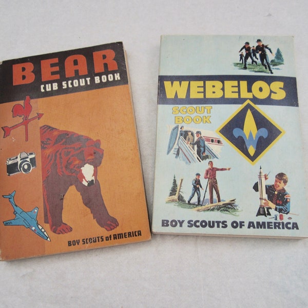 Vintage Boy Scouts Book 'WEBELOS' Scout Book 1970 Scouts Of America Illustrated Scouts Book w/ Lot of Information & Contents 300 Pages Book