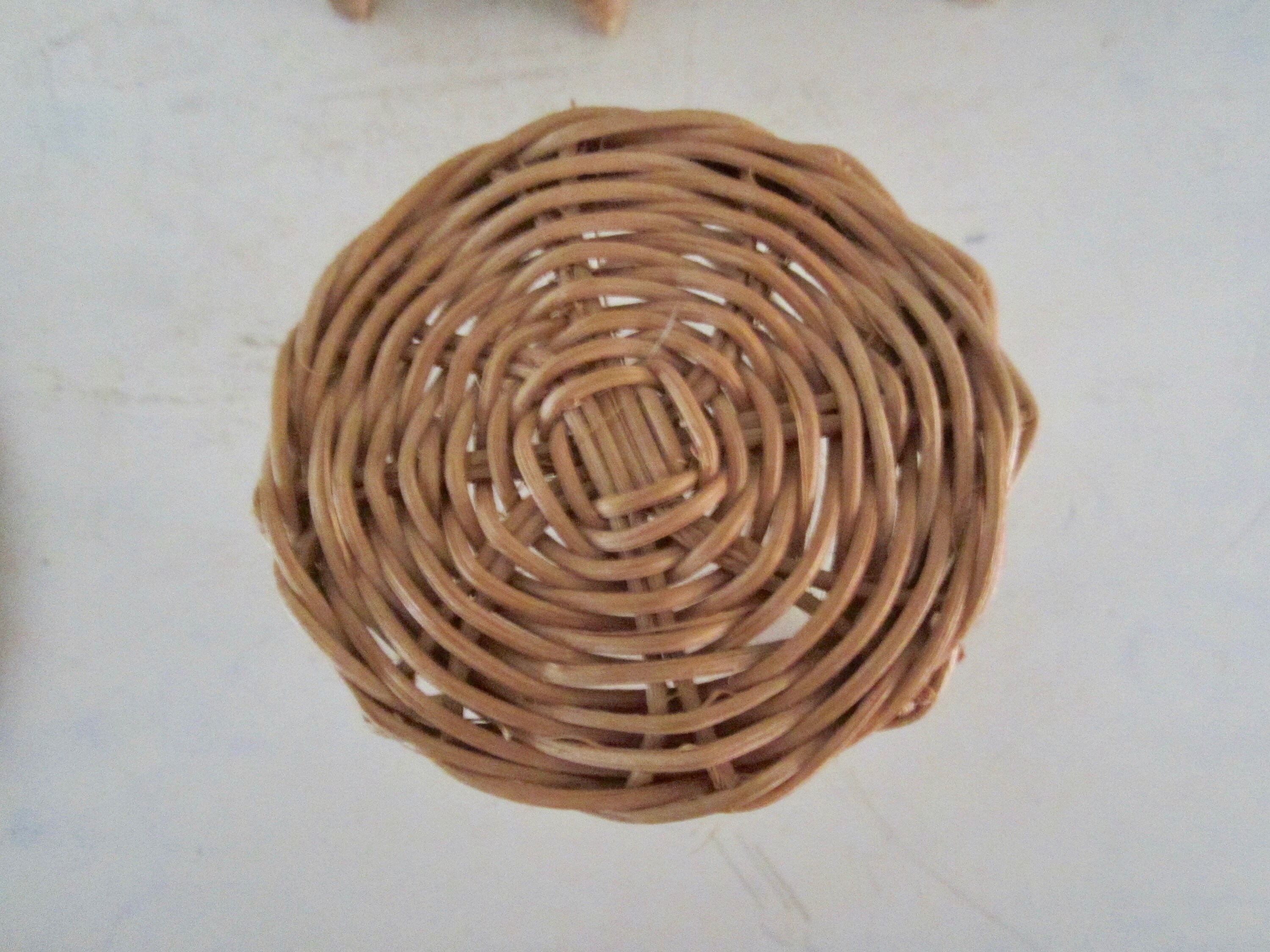 VINTAGE Wicker Furnitures Set 2 side ArmChairs & Table 3pc Etsy