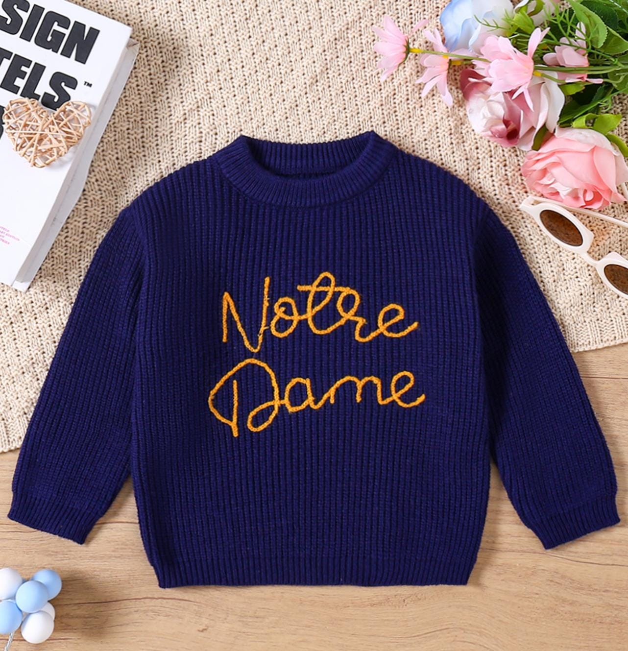 Notre Dame Baby Apparel Girl Baby Boy Gil Football Outfit Note - Main Image